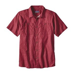 Patagonia Men's Casual Red Button Down Shirt
